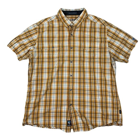 Kuhl Mens Size XL Mountain Grow Short Sleeve Button Up Shirt - Picture 1 of 7